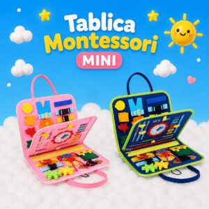 Tablica Sensoryczna Montessori MINI - Zajmuje i Uspokaja